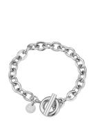 T-Bar Bracelet Silver Silver Bud To Rose