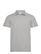 Stretch Cotton Polo T-Shirt Grey Filippa K