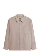 Wbbuzo Wool Shirt Beige Woodbird