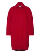 Cocoon Coat Red Filippa K