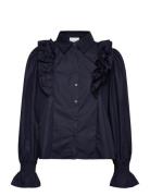 Lucina Blouse Navy Noella