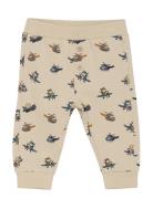 Pants Aop Sweat Beige Minymo