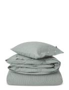 Striped Cotton Flannel Bed Set Grey Lexington Home