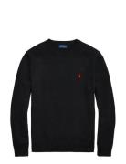Cotton Crewneck Sweater Black Polo Ralph Lauren