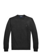 Slim Fit Washable Wool Crewneck Sweater Grey Polo Ralph Lauren