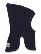Balaclava Wool Knit Windstop Navy Huttelihut