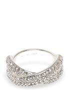 Edtli Crystal Ring Silver-Plated Silver Pilgrim