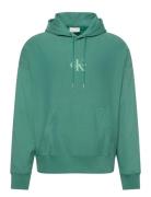 Premium Terry Micro Monologo Hoo Green Calvin Klein Jeans