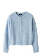 Nlfkleave Ls Short Knit Cardigan Noos Blue LMTD