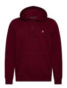 Org Flc Hoodie Stick Burgundy Original Penguin