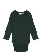 Body L/S Modal Striped Green Petit Piao