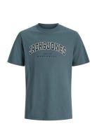 Jjecaleb Varsity Tee Ss O-Neck Noos Jnr Green Jack & J S