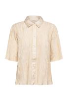 Slfelma Relaxed 2/4 Shirt B Cream Selected