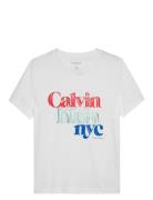 Pearl Signature Nyc Regular Tee White Calvin Klein