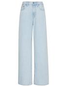The Wide Leg Linen Aaron Indigo Blue Calvin Klein Jeans
