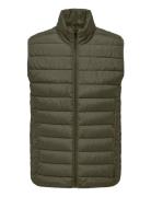 Onsbrody Quilt Vest Otw Vd Khaki ONLY & SONS