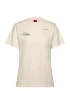 Vintage Tee_16 Cream HUGO