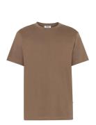 Aarhus Reg Ss Tee G029 Brown Minimum