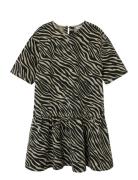 Nkfzebra Twill Ss Dress 4003-Td D Black Name It