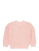 Knitted Classic Rib Blouse Pink Copenhagen Colors