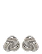 Luna Earring Silver Silver Bud To Rose