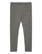Houndstooth Leggings Brown Mango