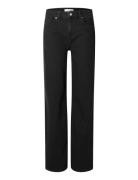 Slfalice Hw Wide Long Black Jeans Noos Black Selected