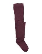 Knitted Tights Burgundy Mango