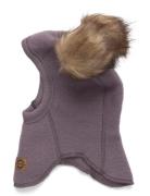 Wool Fullface W. Pom Pom Purple Mikk-line