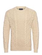 Cotton Fisherman’s Sweater Beige Polo Ralph Lauren