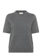 Superfine Lambswool Ss C-Neck Grey GANT