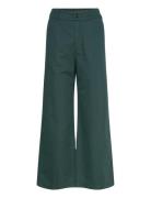 Mimmie Pants Cotton Linen Green Naja Lauf