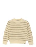 Knitted Sweater Stripe Cream Daily 7