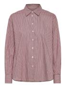 Bobbi Shirt Venice Stripe Burgundy Naja Lauf