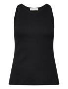 Satelite Tanktop Cotton Rib Black Naja Lauf