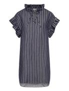 Tannie Blouse Striped Denim Navy Naja Lauf