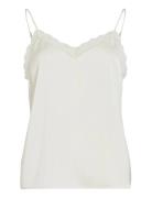 Vienna Ravenna Lace Singlet - Noos Cream Vila