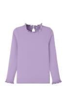Nmfprakula Ls Slim Top Purple Name It