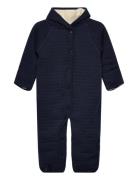 Quilted Reversible Jumpsuit And Sleeping Bag Navy Copenhagen Colors
