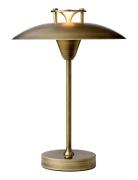 Mini Stepp 1-2-3 Portable Table Lamp Gold Halo Design