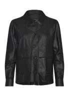 Lenoadep Leather Jacket Black DEPECHE