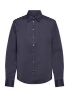 Beate Shirt Fancy Poplin Navy Naja Lauf