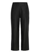 Sallydep Hw Pants 7/8 Length Straight Leg Black DEPECHE