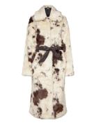 Kolvina Coat Patterned A-View