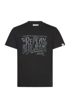 T-Shirt Regular Black Replay