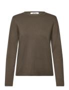 Srmarla O-Neck Roll Edge Knit Khaki Soft Rebels