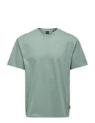 Onsfred Life Rlx Ss Tee Noos Green ONLY & SONS