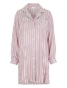 Nightdress Long Sl Pink Damella Of Sweden
