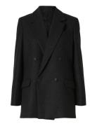 Slfelin Wool Blend Blazer Noos Grey Selected