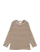 Tnstfro L_S Rib Tee Brown The New